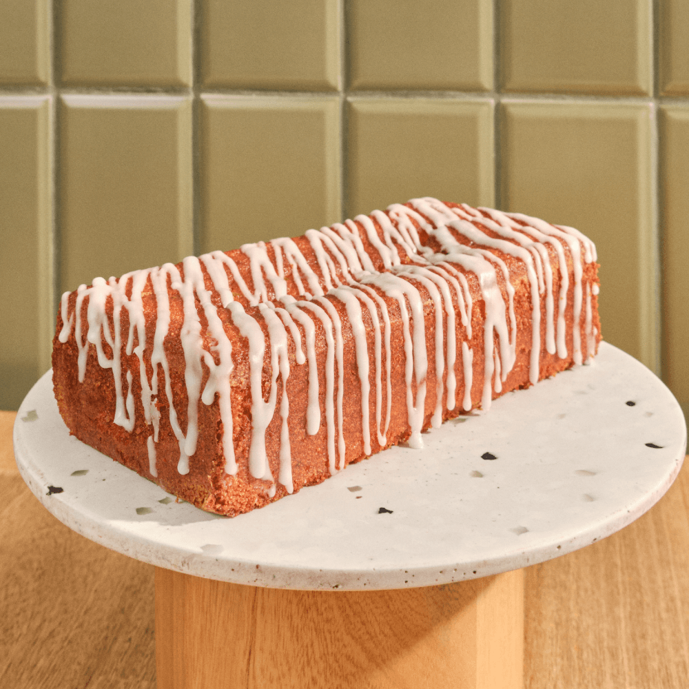 Almond and Cranberry Cake Slice