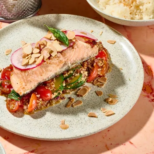 Salmon with Quinoa Salad